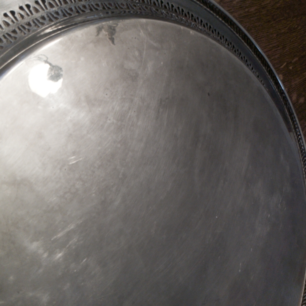 Vintage Silver Plated 15" Tray - Picture 7 of 9